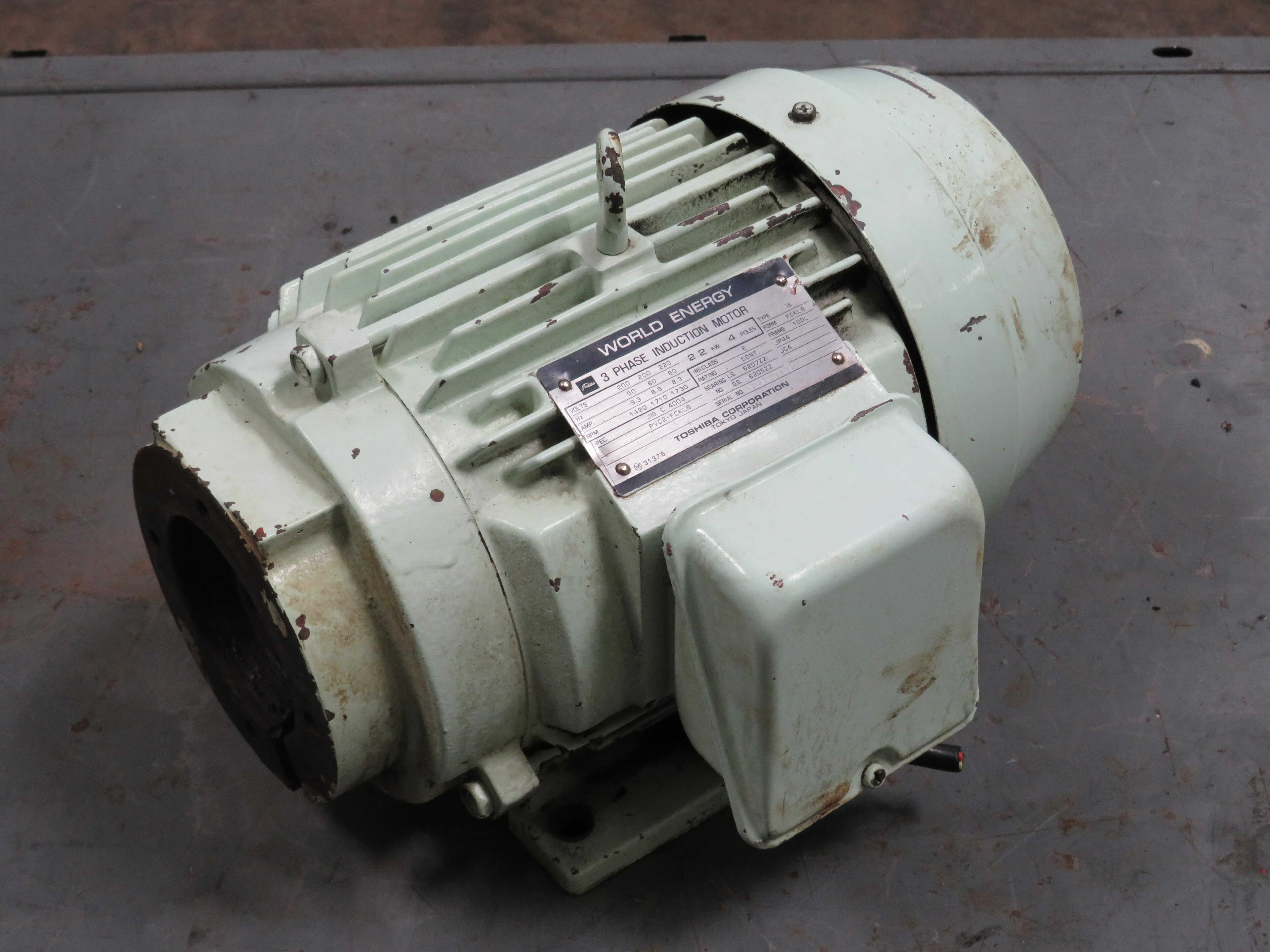 Toshiba PVC2-FCKL8 Type IK 3 Phase Induction Motor 2.2 KW T175341